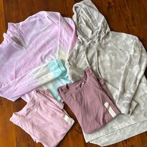 Girls SO S/XS New & Used Top Bundle Pullover Hoodie Shirts